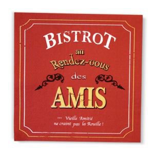 Retro Paper Serviettes - Bistrot des Amis Retro Paper Serviettes - Bistrot des Amis