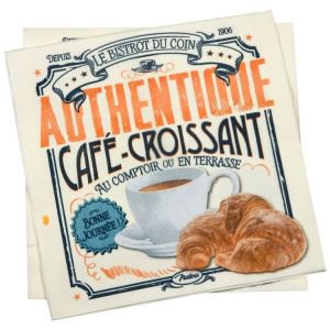 Retro Paper Serviettes-Authentique Retro Paper Serviettes-Authentique