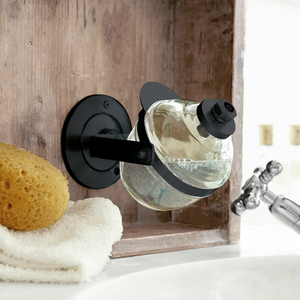 Wall mounted soap dispenser black Wall mounted soap dispenser black