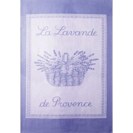 Lavender French Tea Towel - Patterned Tea Towels