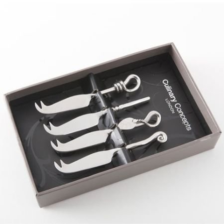 Boxed Set of Individual Cheese Knives - Gifts for Couples