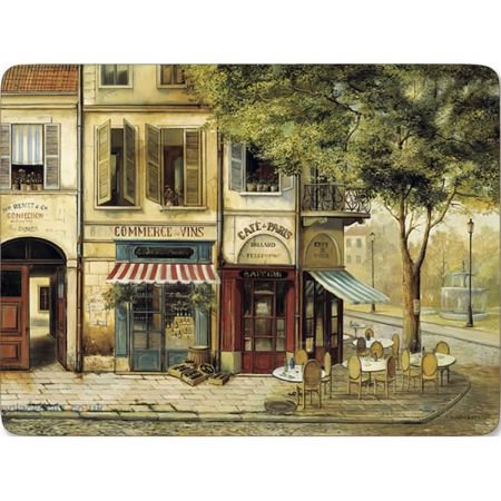 Set of 6 Parisian Scenes Placemats