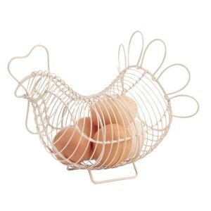 Small chicken egg basket - cream Small chicken egg basket - cream