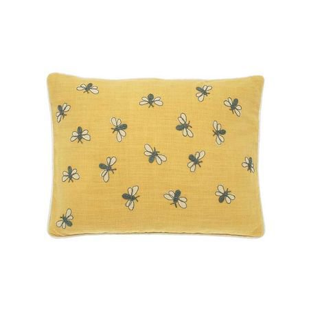 Scrapbook Bumblebee Cushion-Yellow