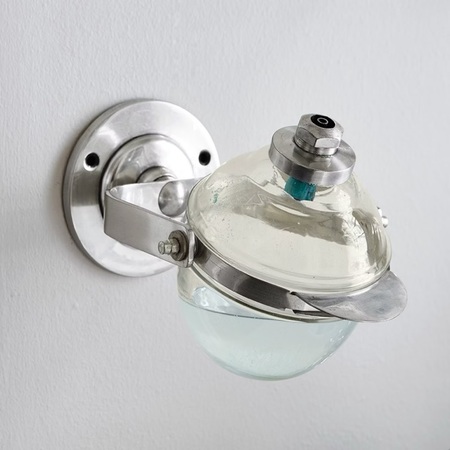 Wall mounted soap dispenser chrome